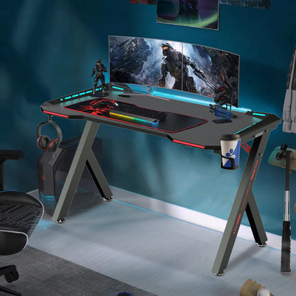 Ergonomic RGB Gaming Desk