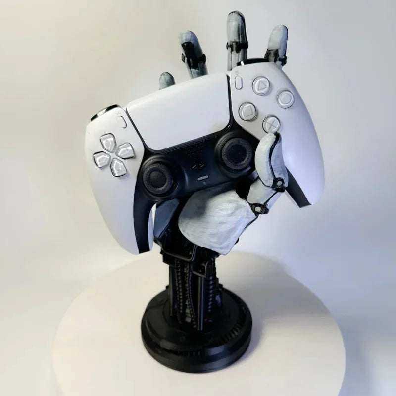 3D Cyberpunk Robot Arm Controller Stand