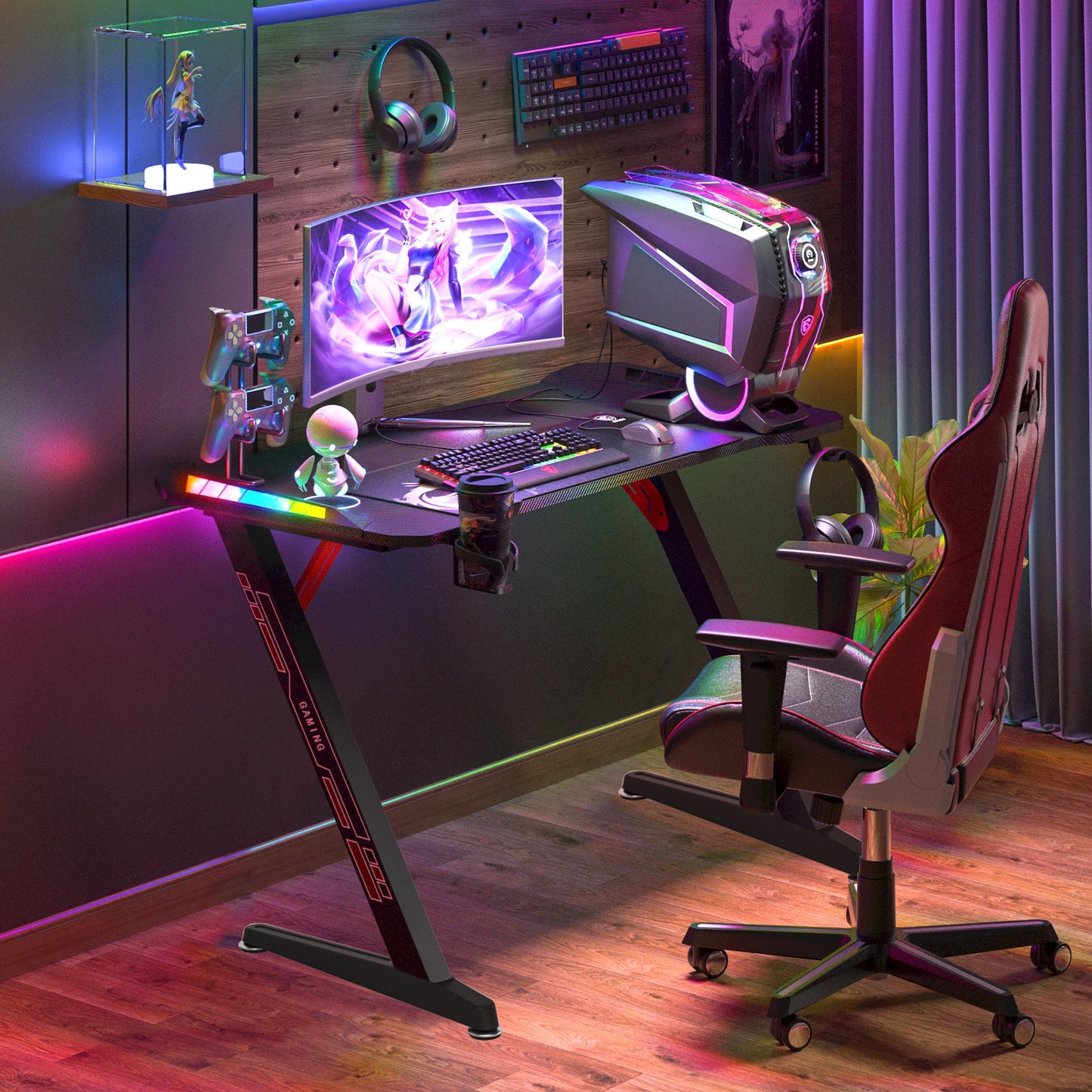 Extra-Large RGB Gaming Desk