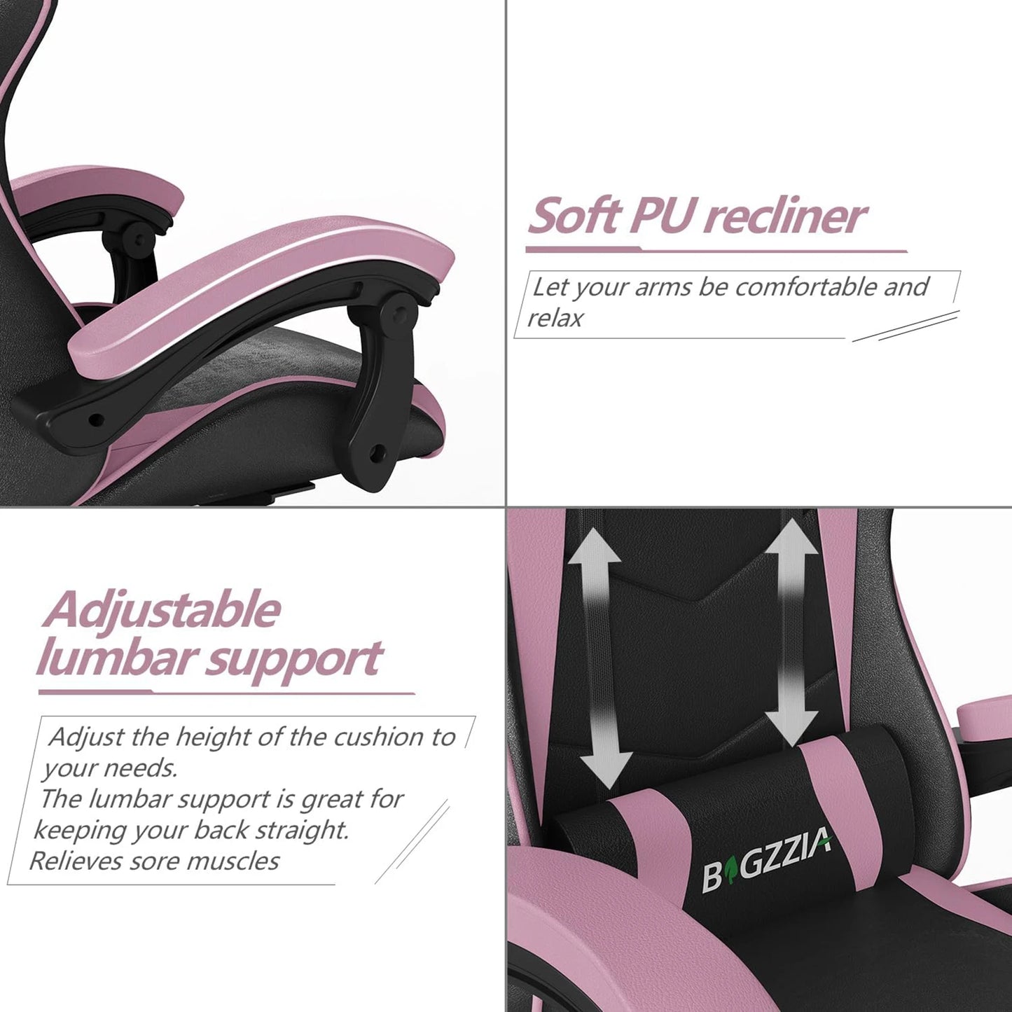 Leather Ergonomic Gaming Chair