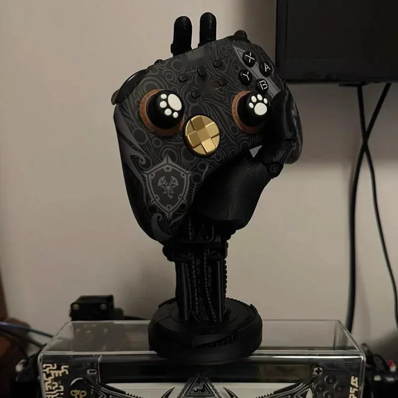 3D Cyberpunk Robot Arm Controller Stand