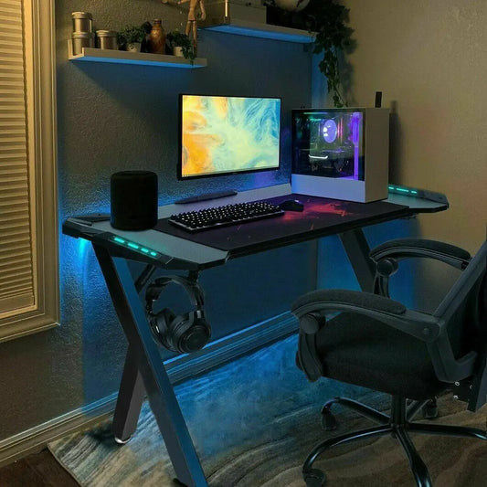 Ergonomic RGB Gaming Desk