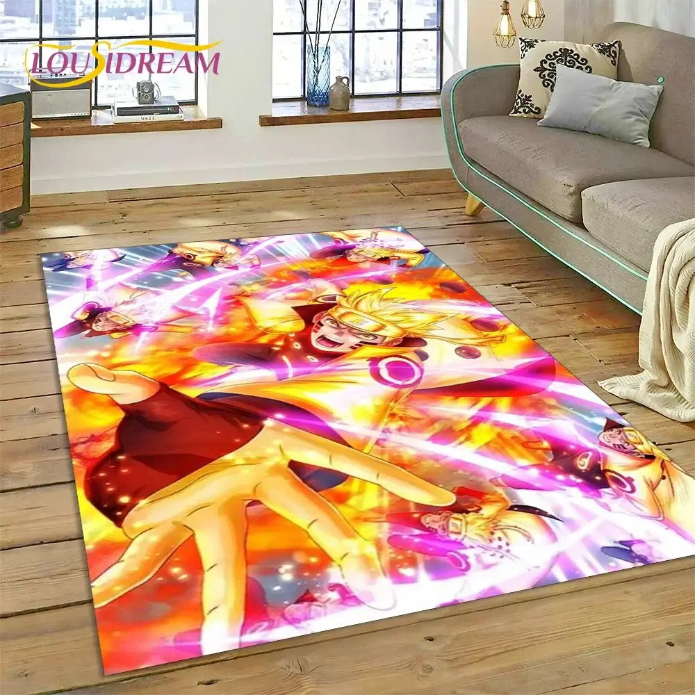 Cartoon 3D I-Itachi Japan Anime  Area Rug,Carpet Rug for Living Room Bedroom Sofa Doormat Decoration, Kids Non-slip Floor Mat