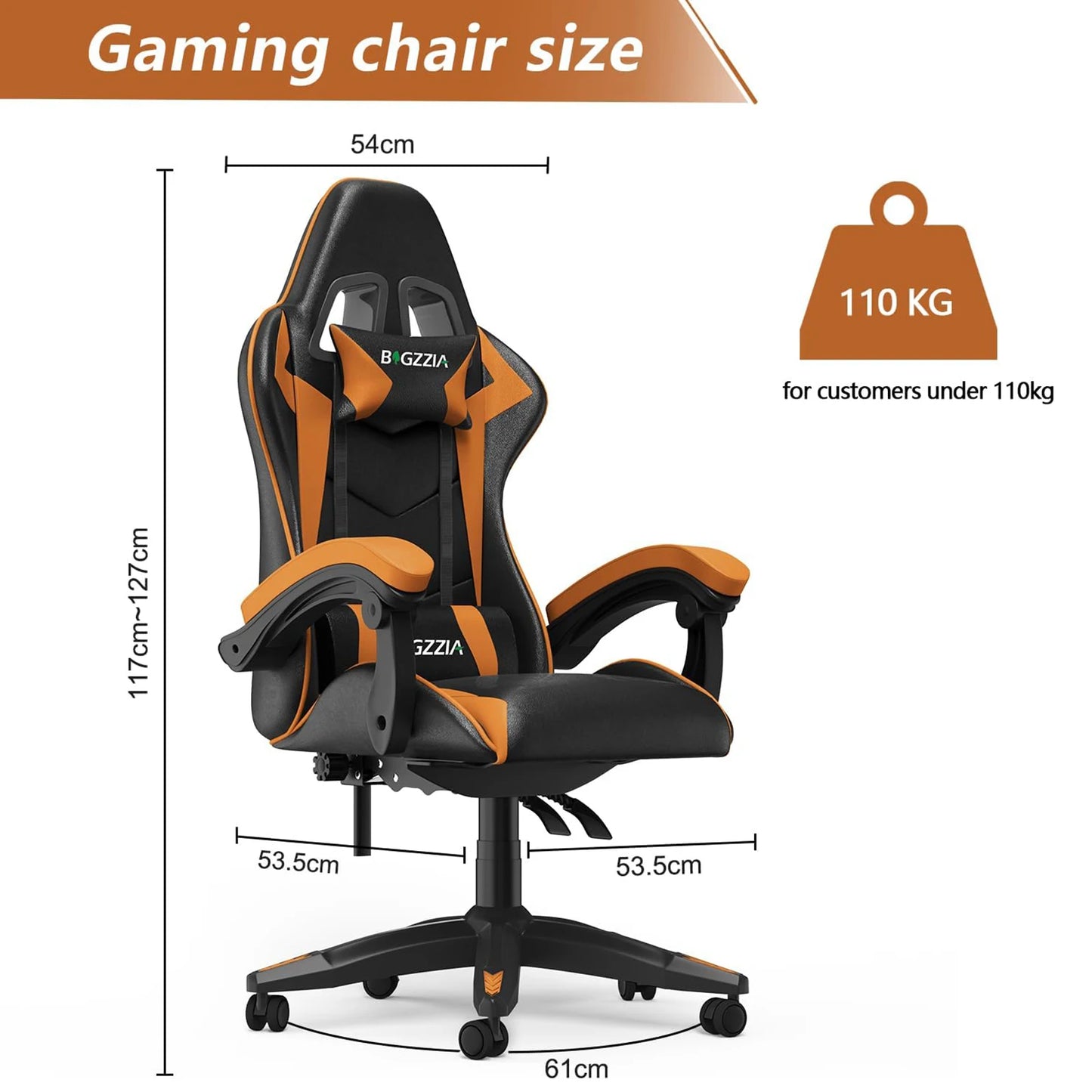 Leather Ergonomic Gaming Chair