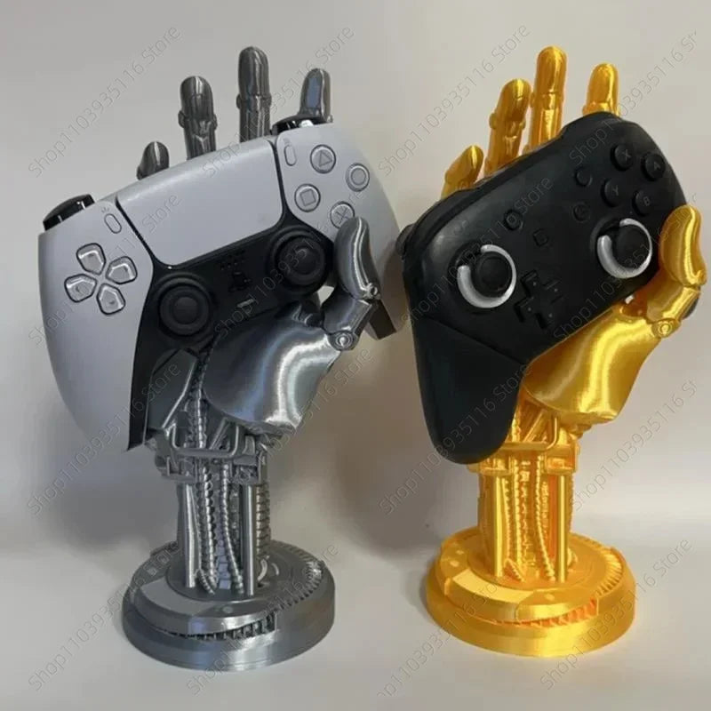 3D Cyberpunk Robot Arm Controller Stand