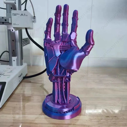 3D Cyberpunk Robot Arm Controller Stand