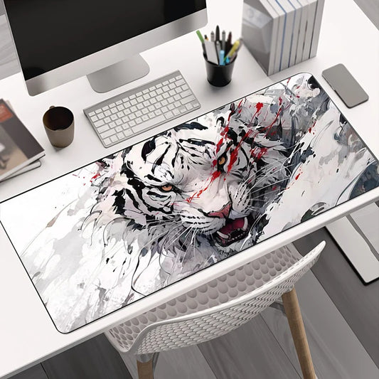 Cool Monsters Chinese Japanese Dragon Tiger Mouse Pad Gaming Mousepad XXL keyboard pad Non-Slip Office Carpet Laptop Mice Pad