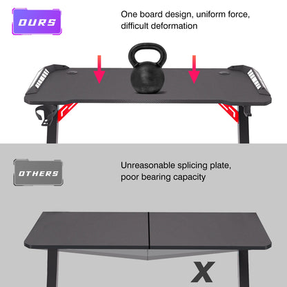 Z-Shaped Gaming Desk