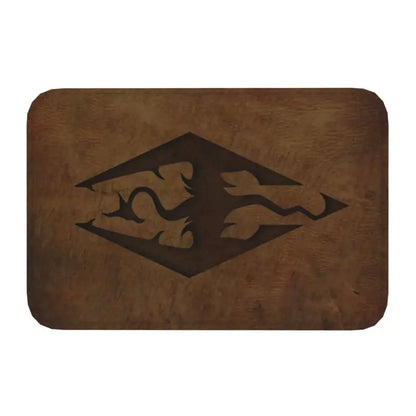 Skyrim Comfortable Door Mat Rug Carpet Cushion Skyrim Elder Scrolls Game Gaming Dragon Elder Dragonborn Rpg Scrolls Oblivion